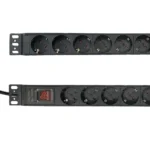 36.245, Regleta PDU aluminio para montaje en rack 19", detalle