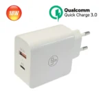 38.521/18W, Cargador USB, carga rápida USB QC 3.0 y tipo C P/D. Potencia 18W