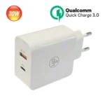 38.522/30W, Cargador USB, carga rápida USB QC 3.0 y tipo C P/D. Potencia 30W