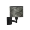 MODA 11, Aplique pared negro, tetris gris