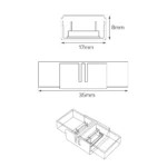 5551796, Conector de empalme de tiras led directas a 220V, modelo LOTUS