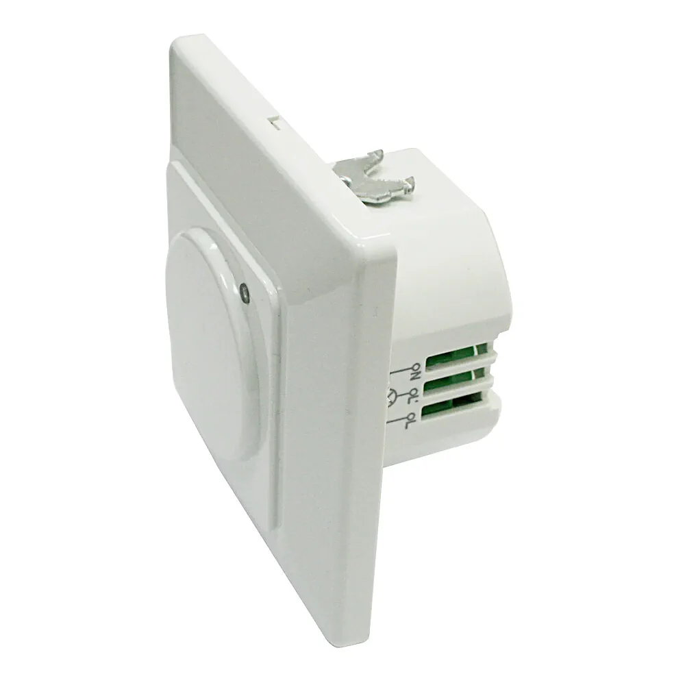 60.252/RF/PD, Detector de movimiento por microondas, para colocar en pared en cajillo de mecanismo
