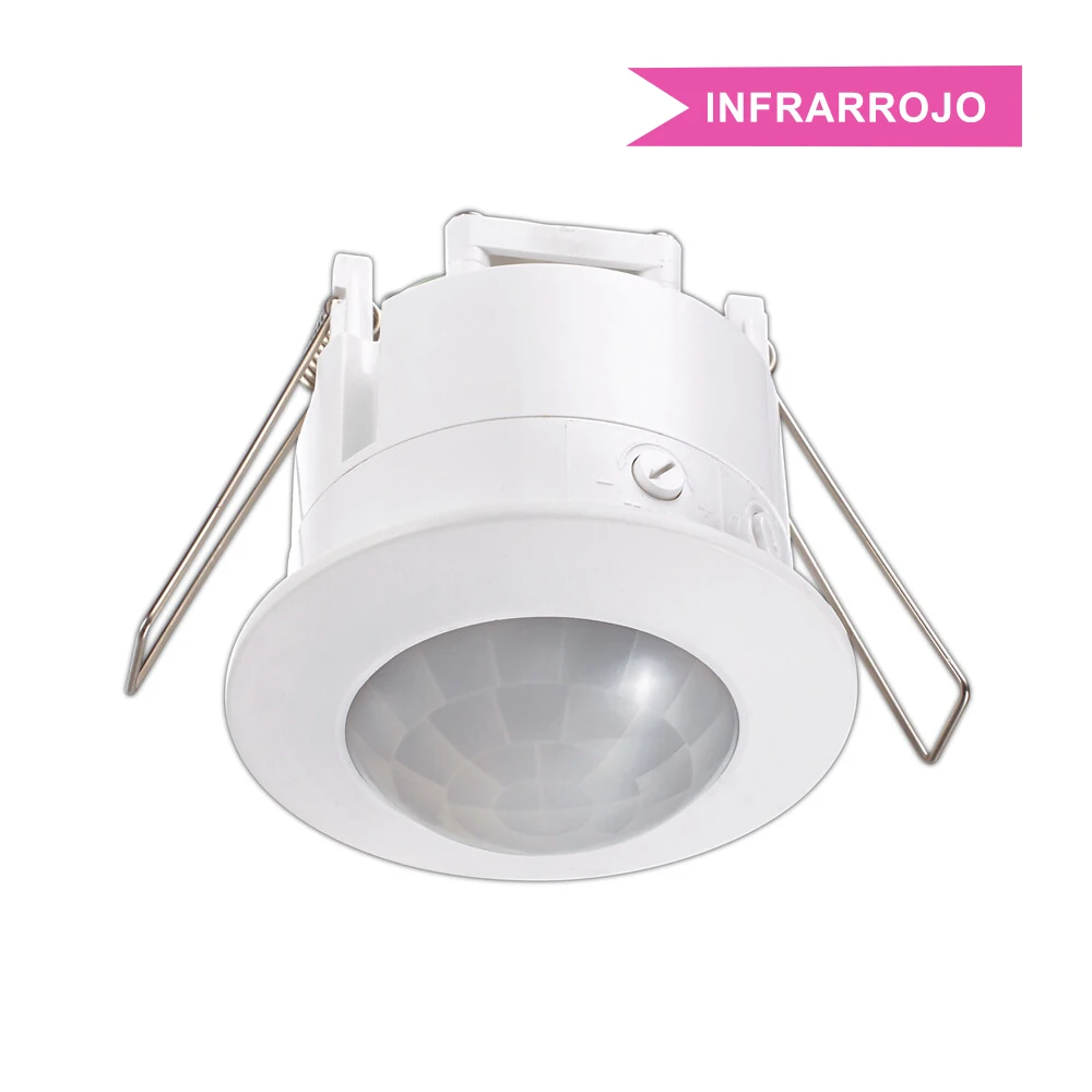 60.253/EMP, Detector movimiento por infrarrojos empotrable en techo