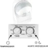 60.253/2, Detector de movimiento por infrarrojos, superficie, montaje en pared. Ajustes