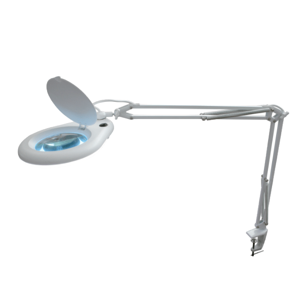 60.457, Lámpara Flexo Led articulable con Lupa - DH Hogar