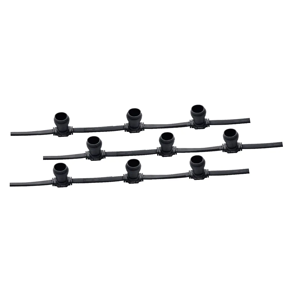 79.610, guirnalda exterior para bombillas E27, IP65