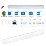 81007. Pantalla, regleta led integrado, selector de color CCT, varias potencias
