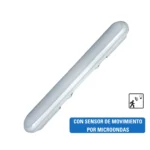 Pantalla led estanca de superficie, con sensor de movimiento