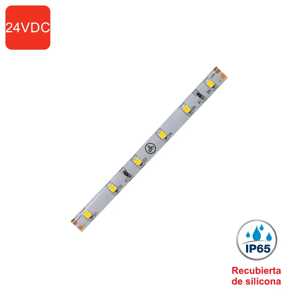 81.043/4,8. Tira led 4,8W/metro, 24V