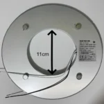 81.070/30, Placa led circular 30W, parte trasera, imanes