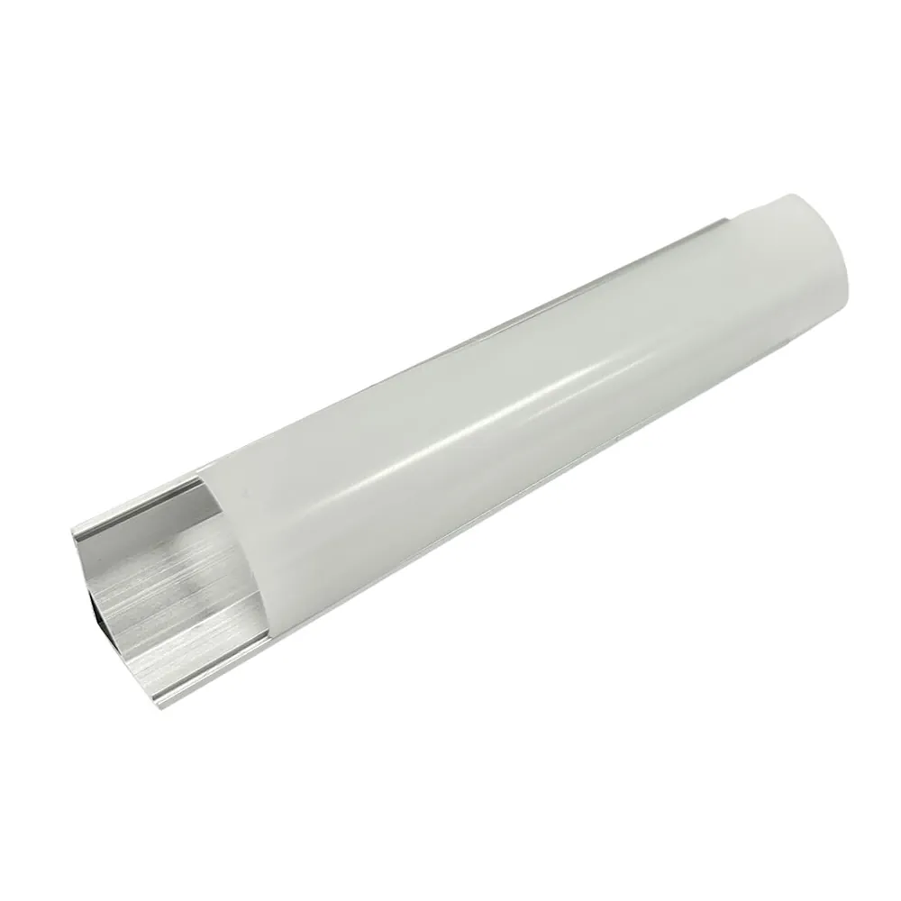81.087, Perfil de aluminio ángulo de superficie para tiras LED