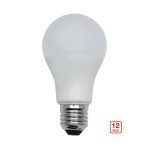 Bombilla led estándar 10W, funcionamiento a 12V en corriente continua. Baterías, placas solares...