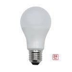 Bombilla led estándar 10W, funcionamiento a 24V en corriente continua. Baterías, placas solares...