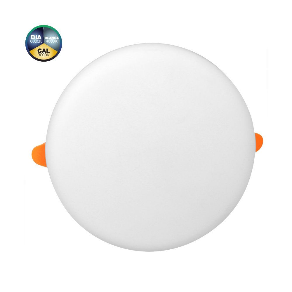 81613/12/B/CCT, Downlight empotrar, ajustable, blanco, color de luz seleccionable, 12W, 12cm