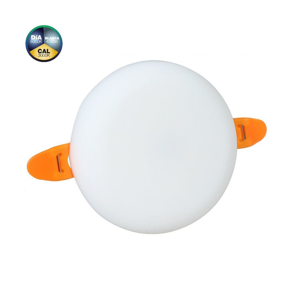 81613/9/B/CCT, Downlight empotrar, ajustable, blanco, color de luz seleccionable, 9W, 9cm