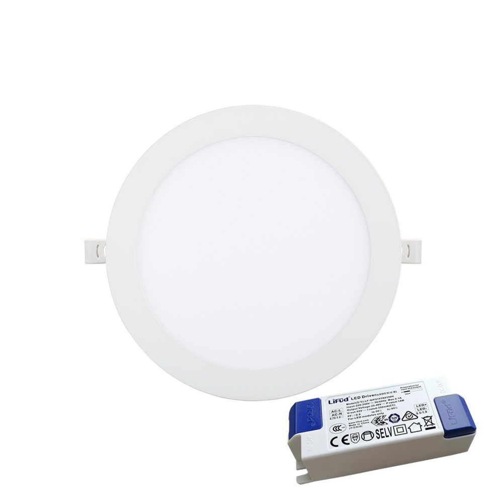 Downlight Led blanco 18W luz día, con driver alta calidad