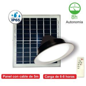 81.751, Lámpara colgante led exterior solar, crepuscular