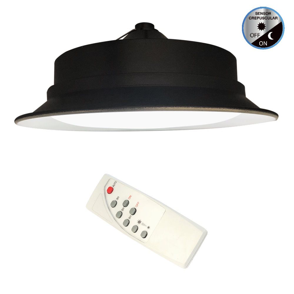 81.751, Lámpara colgante led exterior solar, con mando