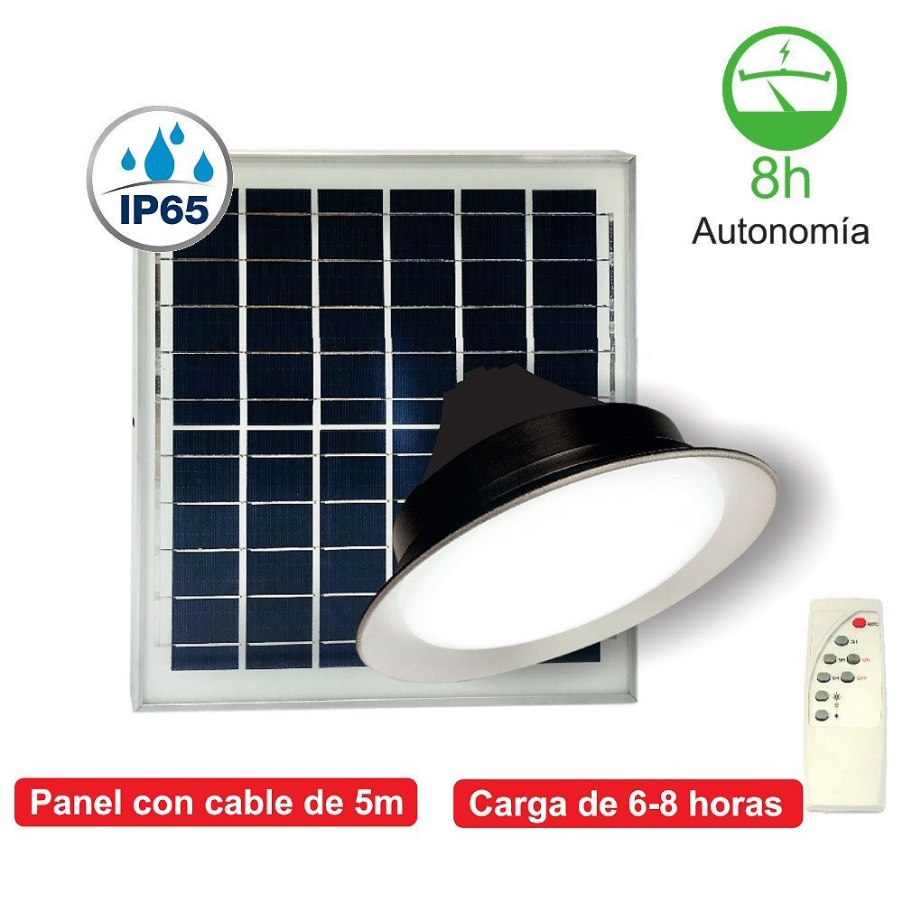 81.751, Lámpara colgante led exterior solar, crepuscular