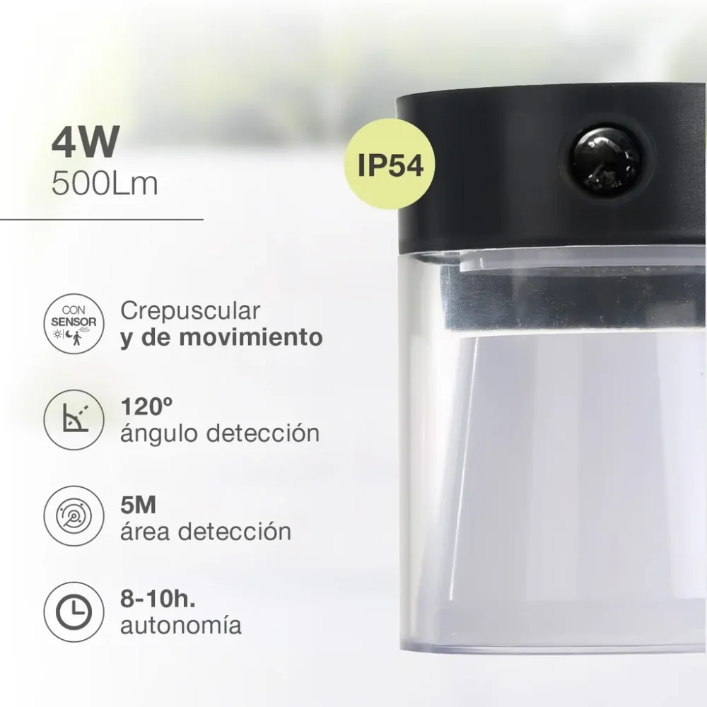 81.770/2, Aplique solar redondo