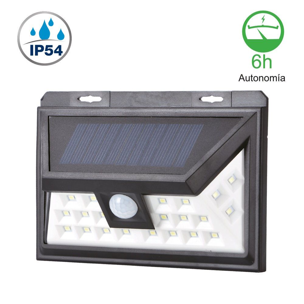 81.775/1, Aplique exterior led solar, con sensor de movimiento