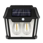 81.780/2. Aplique solar con 2 bombillas LED de filamento