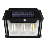 81.780/3. Aplique solar con 3 bombillas LED de filamento