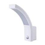 81.786, Aplique Led exterior, con sensor movimiento IR, color blanco