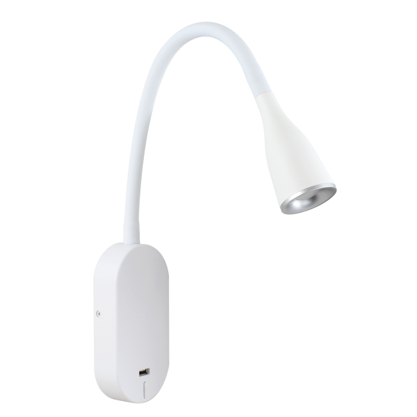 82.071, Aplique LED de pared, con puerto USB