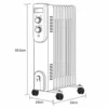 93.067/7, Radiador de aceite, 1500W