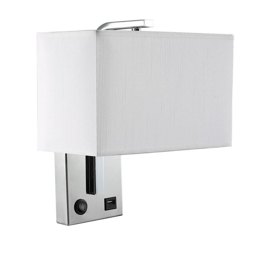 Alternative view of AGATHA, Aplique para cabecero de cama, con puerto USB