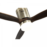 Ventilador de techo, AGUILÓN 1, cuero-roble, tulipa