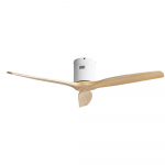 Ventilador de techo, sin luz, AGULON 2, blanco-haya