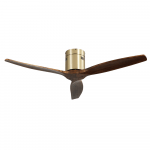 Ventilador de techo, sin luz, AGULON 2, cuero-roble