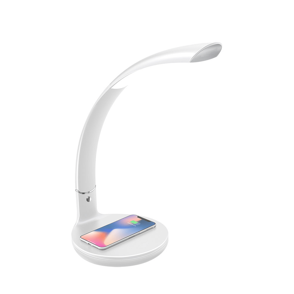 Alternative view of ALABASTRO, Lámpara Flexo Led sobremesa, 7W, Intensidad y color de luz regulable - Carga inalámbrica