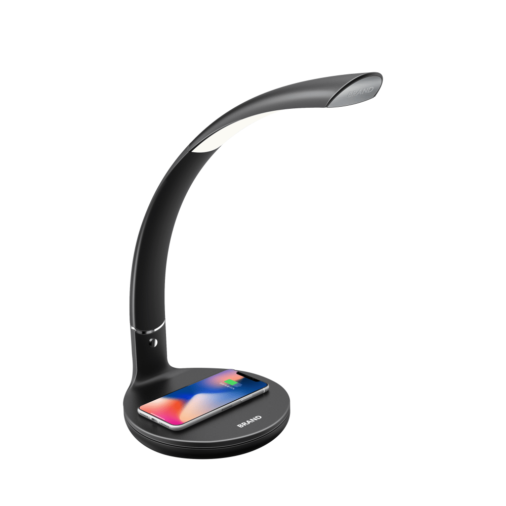 ALABASTRO, Lámpara Flexo Led sobremesa, 7W, Intensidad y color de luz regulable - Carga inalámbrica