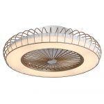 Ventilador de techo Albonez color dorado encendido