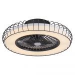 Ventilador de techo Albonez color negro encendido