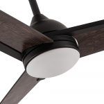 Ventilador de techo, ARGESTES, negro-gris, tulipa