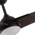 Ventilador de techo, ARGESTES, negro-gris, detalle