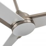 Ventilador de techo, ARGESTES, níquel-blanco, tulipa