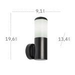 AZAFRAN, Aplique exterior IP44, dimensiones