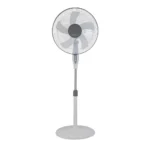 BELMONTE, ventilador de pie, 45W, color blanco/gris