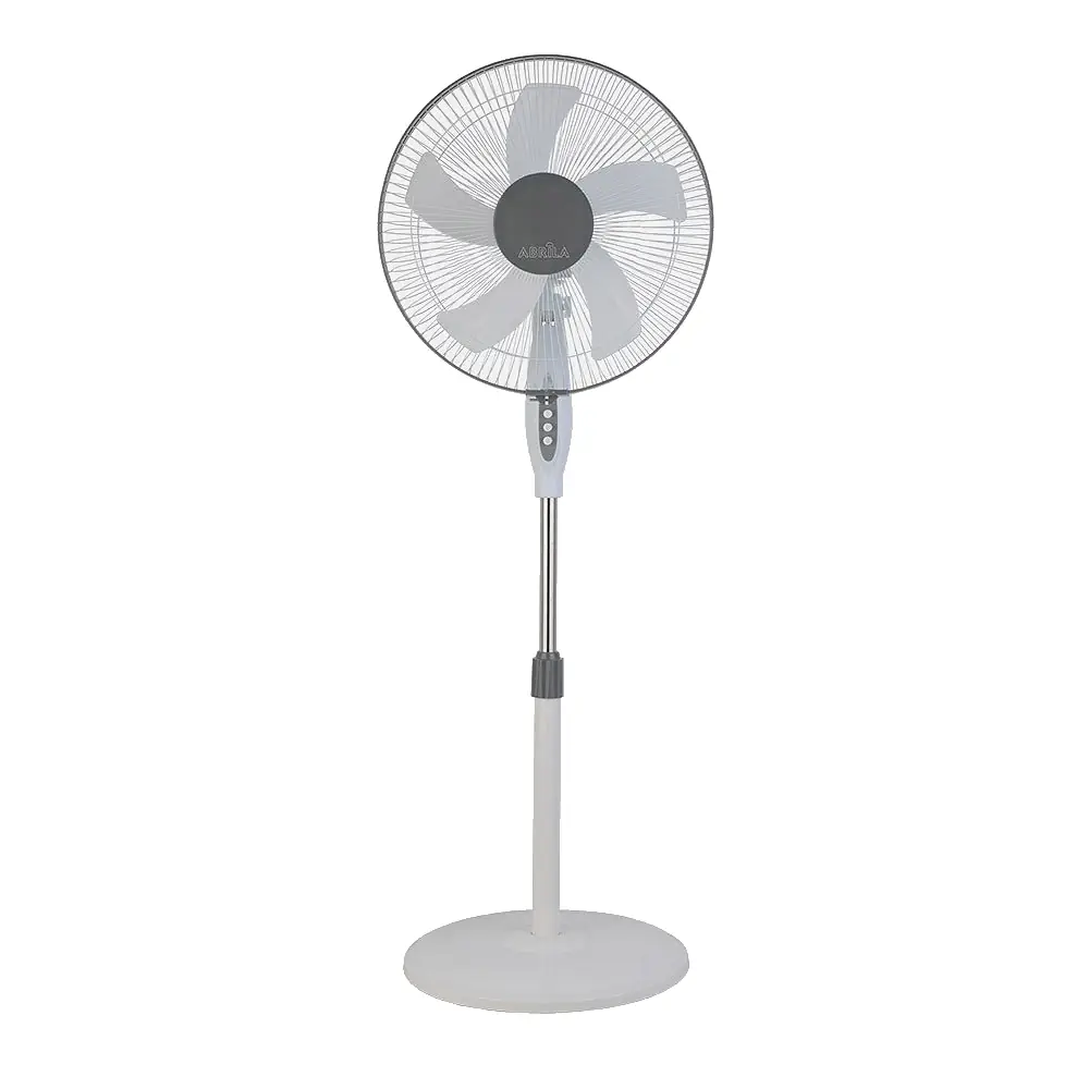 BELMONTE, ventilador de pie, 45W, color blanco/gris
