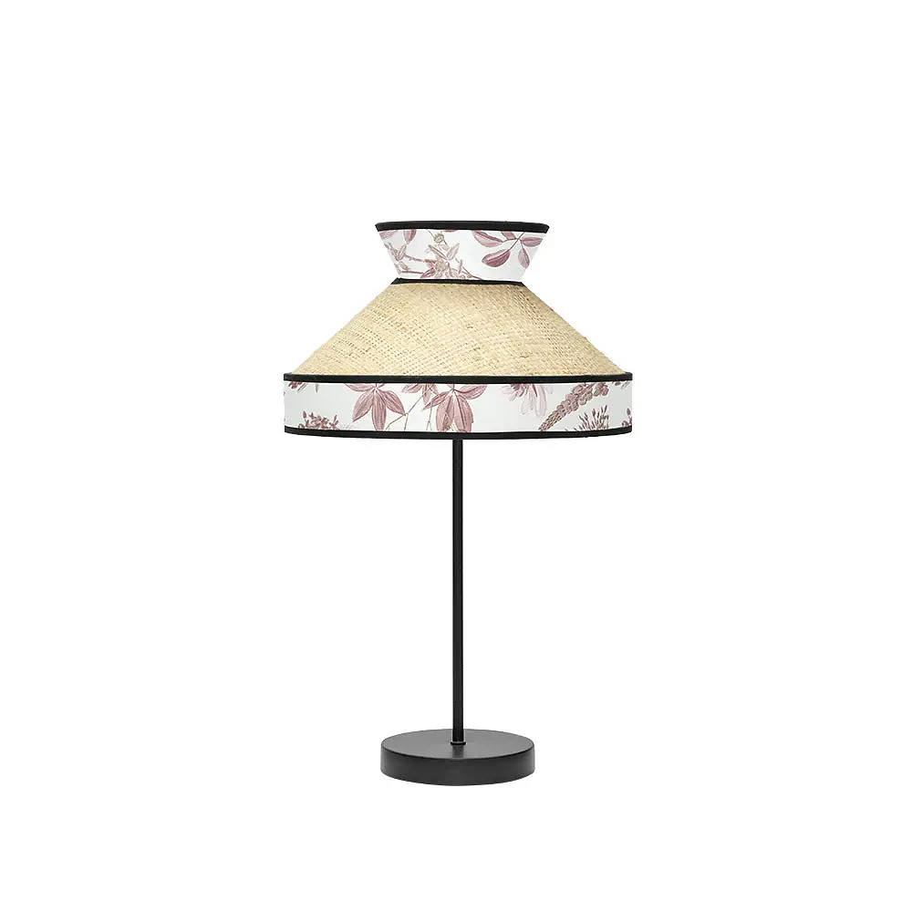 CONSTANTINOPLA, Lámpara sobremesa grande color Beige/Rojo