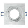 Empotrable Cenote Cuadrado Aluminio/Cromo Orientable