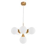 Colgante moderno 5+1 apliques, FREY