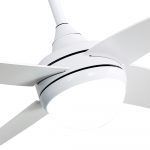 Ventilador de techo, KLOD, blanco, tulipa