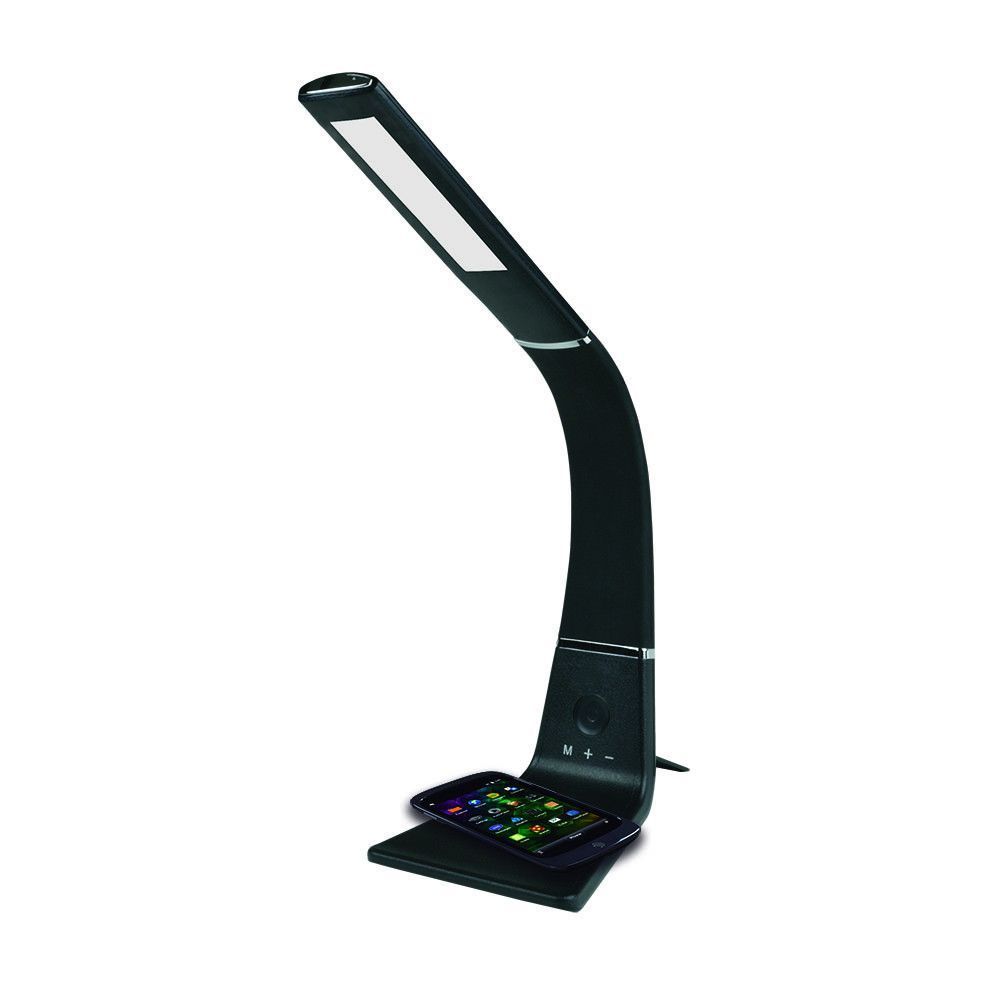 KODONITA, Lámpara Flexo Led sobremesa, 5W, Intensidad y color de luz regulable - Carga inalámbrica