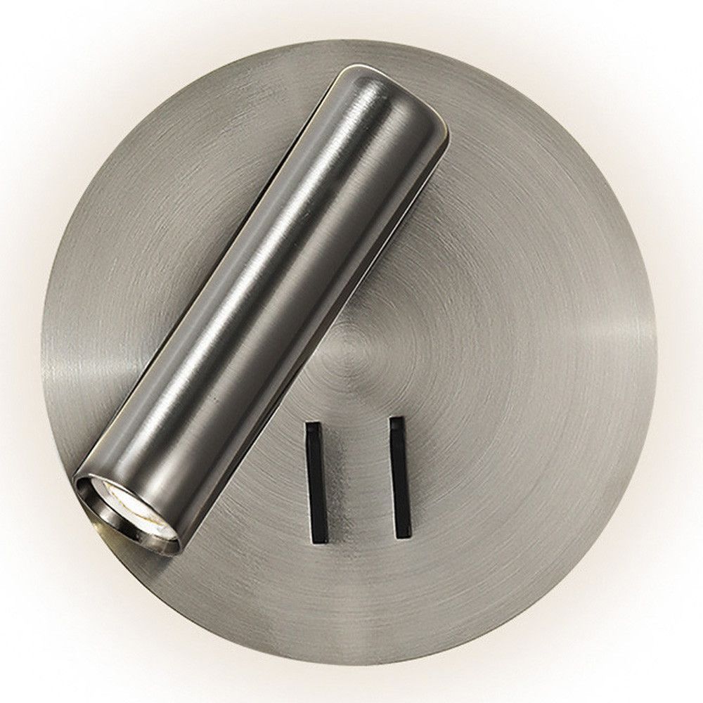 MANET, Aplique Led para cabecero de cama, redondo